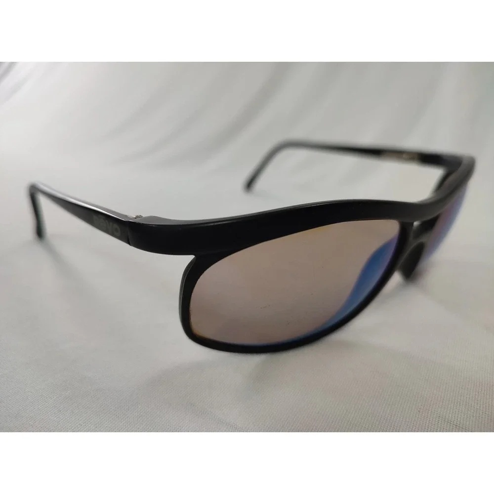 Vintage Revo 1006-001 H2O Sunglasses Polarized Glass Lens Wrap France Black‎